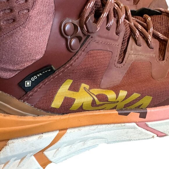 Hoka One TenNine Hike GTX Hiking Boots Lace-Up Sneakers Outdoor Size 8 Women's - Picture 7 of 16